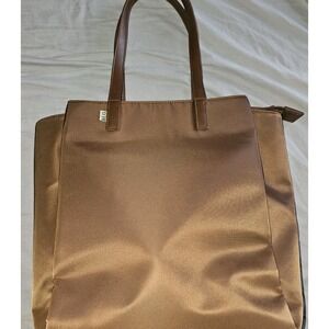BÉIS "The Commuter Tote" In Maple | Large Vegan Leather Work Travel Diaper Bag